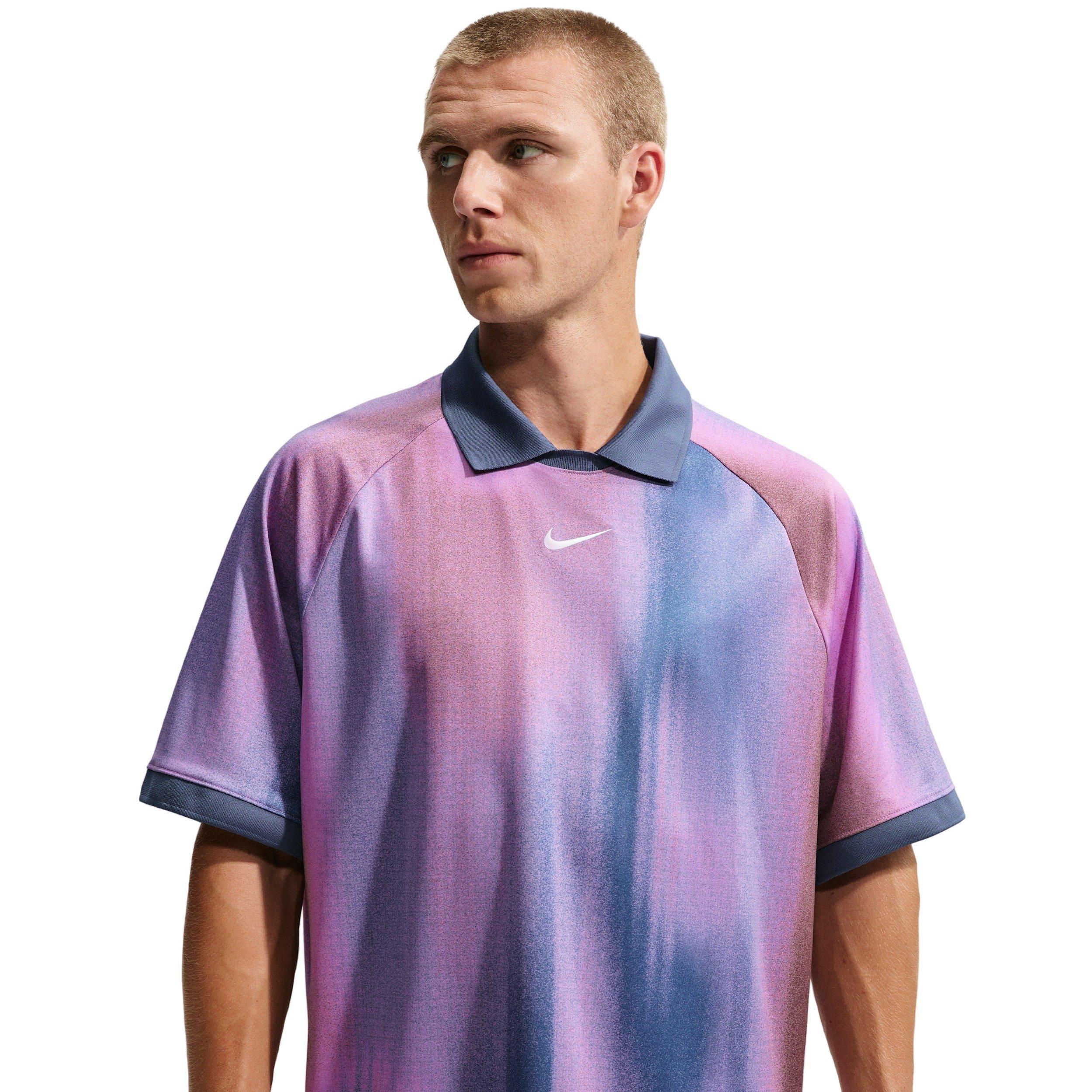 Nike Men's Dri-FIT Jacquard Skate Jersey - LT MAGENTA